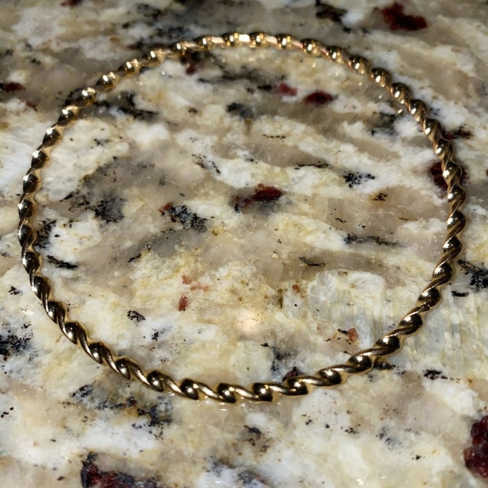 Express‎ Gold Plated Weaved Braided Bracelet